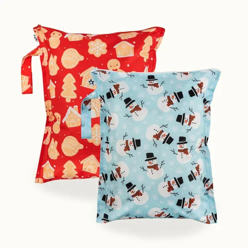 Vista 39 de Tiny Twinkle Bolsas húmedas a prueba de desorden 1 paquete de bolsas húmedas reutilizables impermeables para trajes de baño Ropa de bebé Bolsa