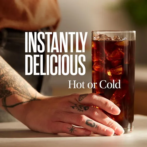 Vista 6 de Folgers Café instantáneo descafeinado clásico, 8 onzas