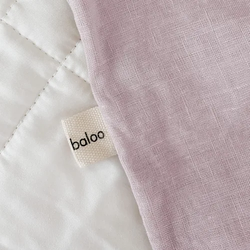 Vista 7 de Baloo Funda de edredón 100 % de lino francés para manta con peso (rosa rubor - 60 x 80 pulgadas - tamaño matrimonial/queen) refrescante, suave
