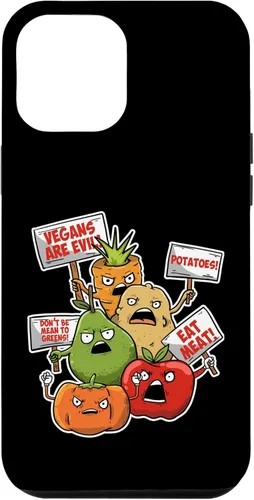 Vista 25 de iPhone 16 Veggie Protest Funny Sayings Vegetable Puns Vegan Jokes Gift Case