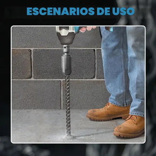 Vista 7 de GSTK Adaptador para convertir llaves de impacto en martillos eléctricos, llave eléctrica de mango cuadrado a mango cuadrado de 4 hoyos