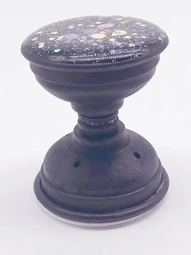 Vista 2 de Enchufe extensible para teléfono, soporte de montaje con purpurina brillante para teléfono celular, soporte plegable para teléfono celular, agarre