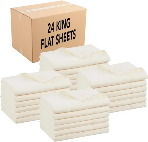 Vista 21 de Arkwright - Sábanas encimeras a granel de tamaño individual, paquete de 6 unidades, sábana superior hipoalergénica de microfibra cepillada suave