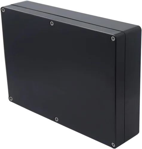 Vista 25 de Caja de proyecto IP65 Caja de conexiones impermeable ABS cajas eléctricas negras para bricolaje, Estuche electrónico para proyectos de energía, Caja