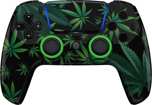 Vista 46 de Custom Wireless Controller Compatible with PS5 - Multiple Designs Available (Abstract Fusion)