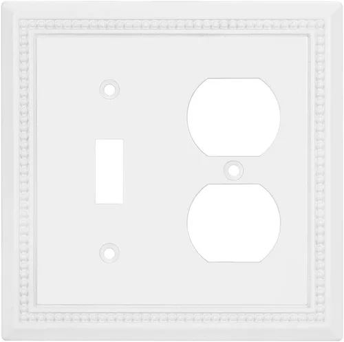 Vista 63 de Henne Bery Sunken Pearls - placa decorativa de pared, placa decorativa de pared, tapa de salida de la placa del interruptor, aleación de zinc sólida