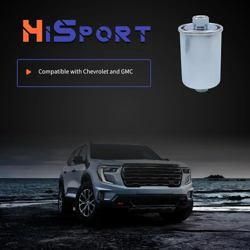 Vista 3 de HiSport Filtro de combustible FG481 - Compatible con Chevrolet y GMC