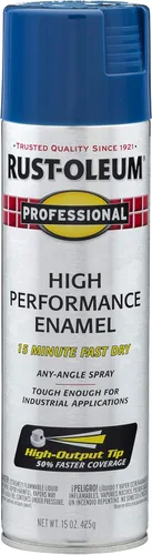 Vista 8 de Rust-Oleum 7515838 Pintura en aerosol de esmalte profesional de alto rendimiento, 14 onzas, aluminio