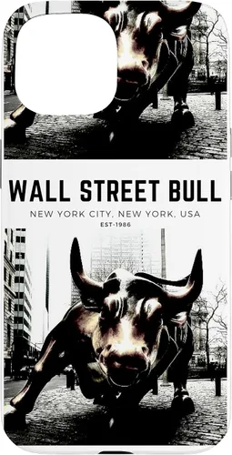 Vista 6 de Funda para iPhone 13 Stock Market Wall Street Bull Day Trading