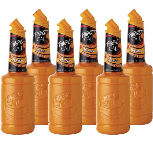 Vista 7 de Mezcla Finest Call para bebida, de puré de mango, de calidad superior, en una botella de 33.8 onzas líquidas