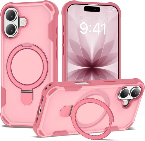 Vista 58 de Funda compatible con iPhone 11 de 6.1 pulgadas con soporte de anillo magnético [protección militar contra caídas] [compatible con MagSafe] Funda a