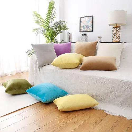 Vista 5 de MoonRest® - Inserto de almohada de plumón sintético de 12 x 12 pulgadas, forma cuadrada, para almohada decorativa, sofá, cojines, cuerpo y cama