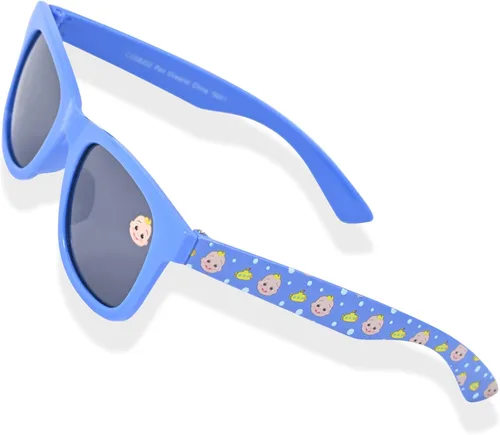 Vista 2 de CoComelon Sombrero y gafas de sol para niños y niñas, gafas de sol protectoras y sombrero para bebés y niños pequeños y niñas, S