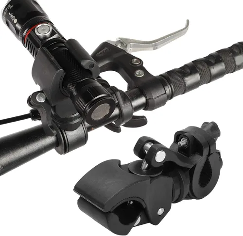 Vista 5 de Soporte de linterna de bicicleta multifuncional, soporte de linterna universal Soporte de lámpara Soporte de luz para ciclismo