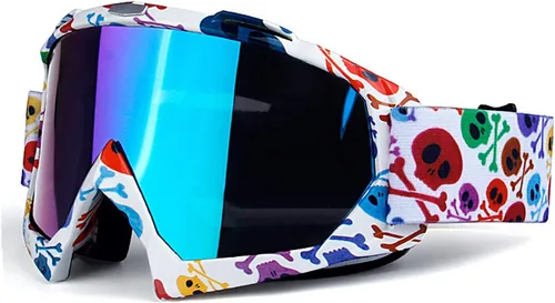 Vista 9 de Motocicleta Motocross MX Racing Goggle Dirtbike Ciclismo Gafas Esquí Correa Ajustada KG31