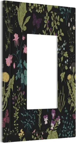 Vista 21 de Placa decorativa para interruptor de luz, playa, rosa, escena nocturna, 2 bandas, 1 palanca, 1 placa de pared dúplex, decoración de placa