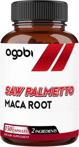 Vista 10 de Cápsulas Premium de Saw Palmetto - Combinadas con Ashwagandha, Cúrcuma, Tribulus, Maca, Té Verde, Jengibre, Albahaca Sagrada y Más - 90 Cápsulas