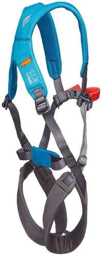 Vista 2 de BLACK DIAMOND Kids’ Momentum Rock Climbing Harness Adjustable Waist & Leg Loops For Indoor & Outdoor Climbing