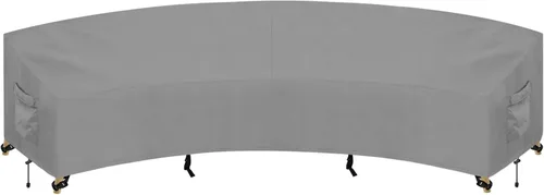 Vista 16 de PureFit Funda de sofá modular para exteriores en forma de L, impermeable, para muebles de patio, terraza, césped y jardín, 83 x 104 pulgadas