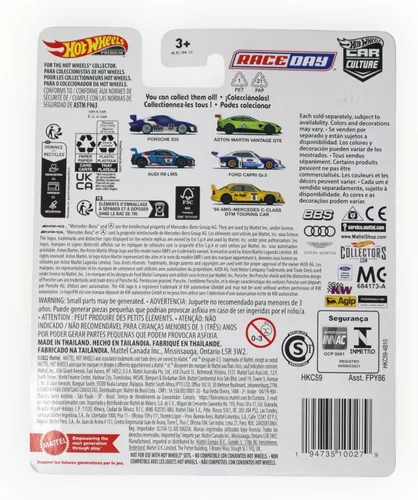 Vista 2 de Hot Wheels Porsche 935, Race Day Premium Car Culture 1/5 [Azul/Blanco]