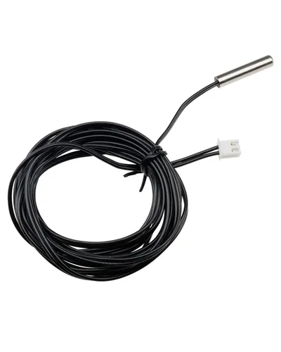 Vista 3 de diymore Sonda de sensor de temperatura de 6.6 ft, 3 piezas, 10 K, sonda de temperatura de 10 K, sonda de sensor de temperatura impermeable de acero