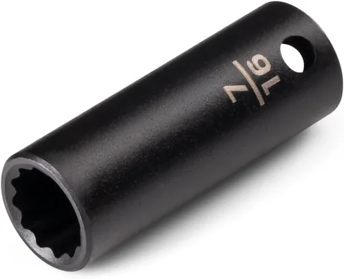 Vista 60 de TEKTON 3/8 pulgadas de accionamiento x 1 pulgada de profundidad 12 puntos de impacto SID13225