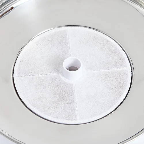 Vista 4 de Yaxa Basics Filtros de repuesto para fuente de agua para mascotas de 3L, paquete de 6, color blanco