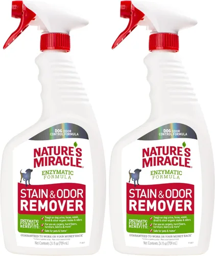 Vista 12 de Removedor de manchas y olores de perros, fórmula enzimática para desastres cotidianos, de Nature's Miracle, 709 ml