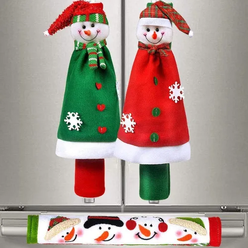 Vista 17 de Fundas para manijas de refrigerador, juego de fundas para manijas de electrodomésticos de cocina, horno microondas, nevera o lavavajillas, protector