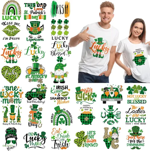 Vista 9 de Perthlin 30 Piezas de Transferencias con Plancha para Pascua, Diseño de Conejo y Huevo, Transferencias Térmicas de Pascua, Listos para Planchar