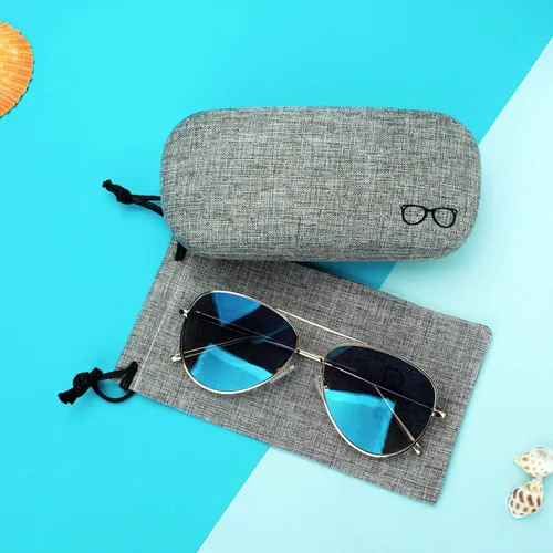 Vista 5 de Vemiss - Funda rígida para lentes de sol (lino)