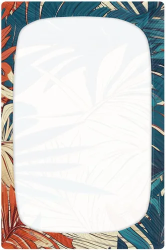 Vista 3 de Fitted Crib Sheets Tropical Leaves Mini Crib Sheets for Boy & Girl Toddler Mattress Sheets Playard Sheet 21216163