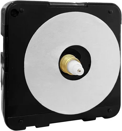 Vista 2 de LEIKE Mecanismo de movimiento del reloj de pared, funciona con pilas, piezas de reparación de bricolaje, longitud del eje de repuesto, 0.5 pulgadas