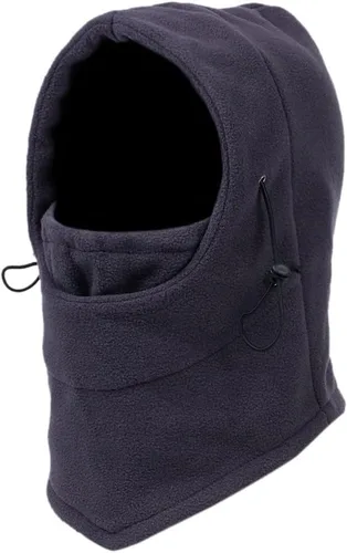 HOUKAI Gorro cálido de invierno para hombres y mujeres, sombreros impermeables de forro polar térmico con capucha para calentar el cuello (color D