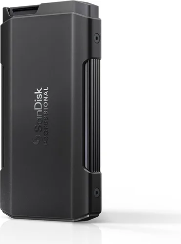 Vista 10 de SanDisk Professional 1TB PRO-Blade Transport - SSD NVMe portátil y modular, hasta 2000MB/s, USB-C, USB 3.2 gen 2x2, unidad de estado sólido