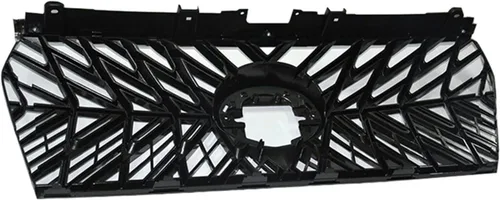 Vista 6 de Racing Grille Grills ABS MASK FIT Compatible with 2018 Prado Landcruiser 2700 GT Grill 4X4 AUTO Accessories CAR Styling (Color Full Black)