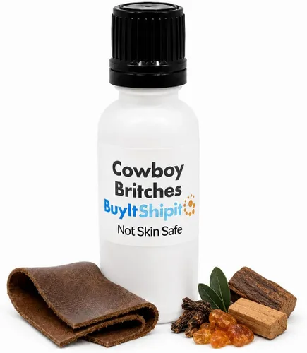Buyitshipit - Fragancia Cowboy Britches de nuestra colección de cuero - Perfecto para añadir aroma a freshies, velas y difusores - 1 onza Vaquero