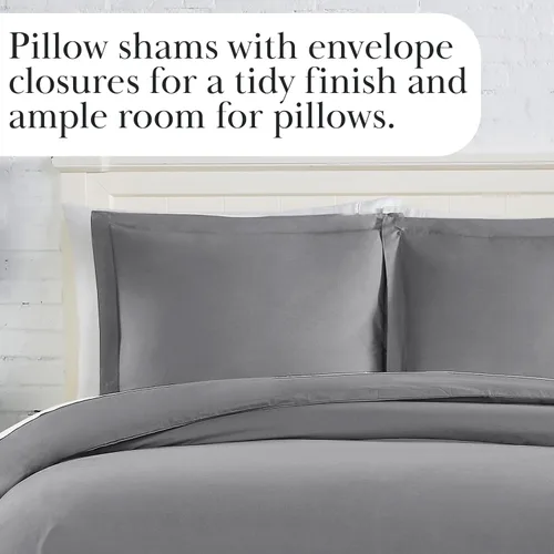 Vista 100 de Southshore Fine Living, Inc. Juego de funda de edredón tamaño individual/XL, reversible, juego de ropa de cama náutica/costera, resistente a