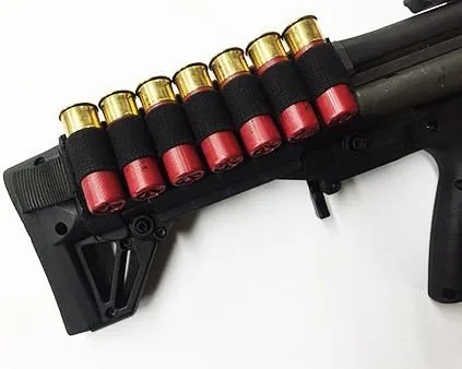 Vista 3 de Kel-Tec KSG Shotgun Nylon 7-Shell Hook & Loop Backed Carrier Card - by Hi-Tech Custom Concepts