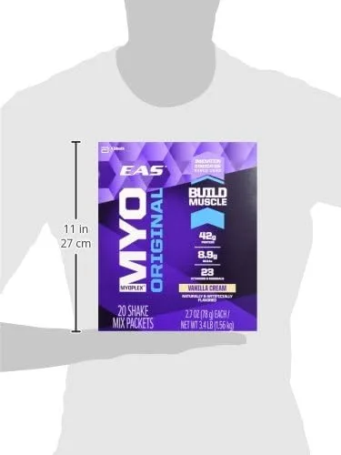 Vista 10 de Paquetes originales de batidos de proteínas múltiples EAS Myoplex., AB-146, 1, 20