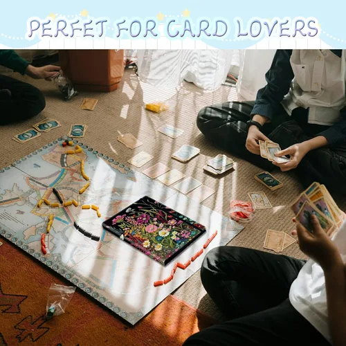 Vista 7 de Rossy Carpeta para tarjetas de 4 bolsillos, 400 tarjetas, carpeta de colección de tarjetas, álbum de tarjetas de doble cara, tarjetero para tarjetas