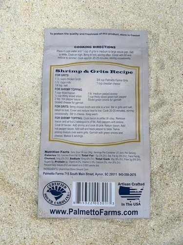 Vista 4 de PALMETTO FARMS Sémola Blanca Molida en Piedra, 32 oz