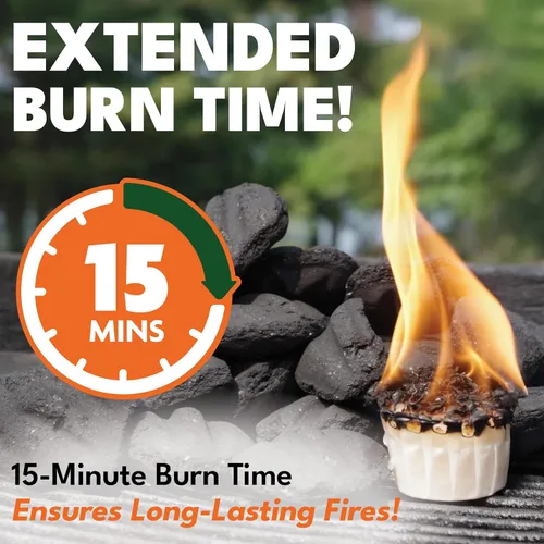 Vista 4 de Light-a-Fire, el mejor iniciador de fuego natural de Yaxa, 30 vainas con contenedor