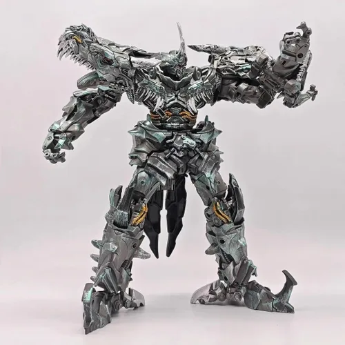 Vista 4 de Juguetes robot, figura de acción de juguete de 10.23 pulgadas, modelo líder de dinosaurio con accesorios para niños regalo
