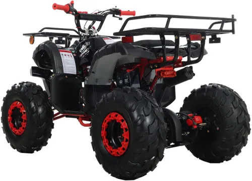 Vista 5 de X-PRO - Cuatrimoto de 150cc con luces LED y neumáticos grandes de 41cm. (Color negro, paquete de fábrica)