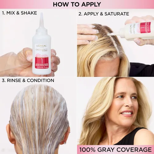 Vista 6 de L'Oreal Paris Excellence Crème - Tinte permanente para el cabello, color de cabello de triple cuidado, complejo Pro-Keratina para una cobertura