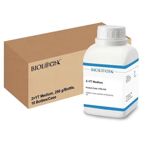 Vista 15 de 2xYT mediano, polvo para laboratorio, 8.82 oz/botella, triptona, extracto de levadura y cloruro de sodio, 1 botella/caja