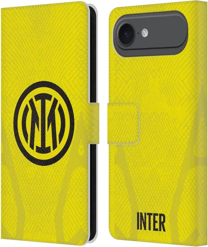 Vista 72 de Head Case Designs Officially Licensed Inter Milan Away 2025/26 Crest Kit Leather Wallet Case Compatible with Apple iPhone 7 Plus/iPhone 8 Plus