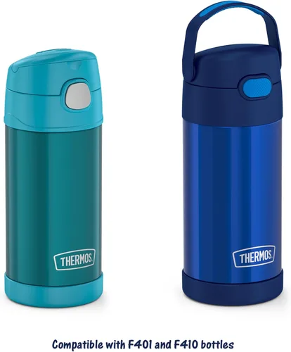 Vista 4 de Cañitas de respuesto de Thermos para botella FUNtainer de 12onzas, Transparente