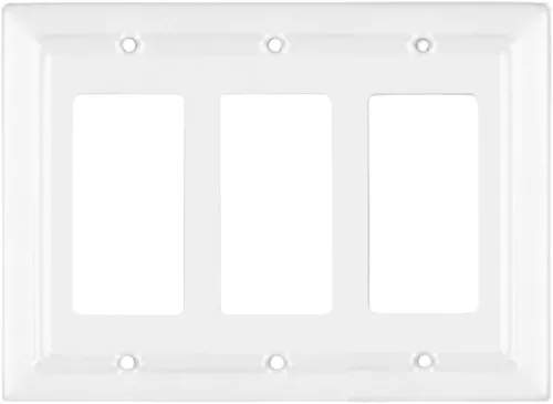 Vista 10 de Monarch Abode Placa de Pared Basculante de 1 Gang, Placa de Pared de Metal Decorativa Arquitectónica para Interruptor Individual, Placa Decorativa